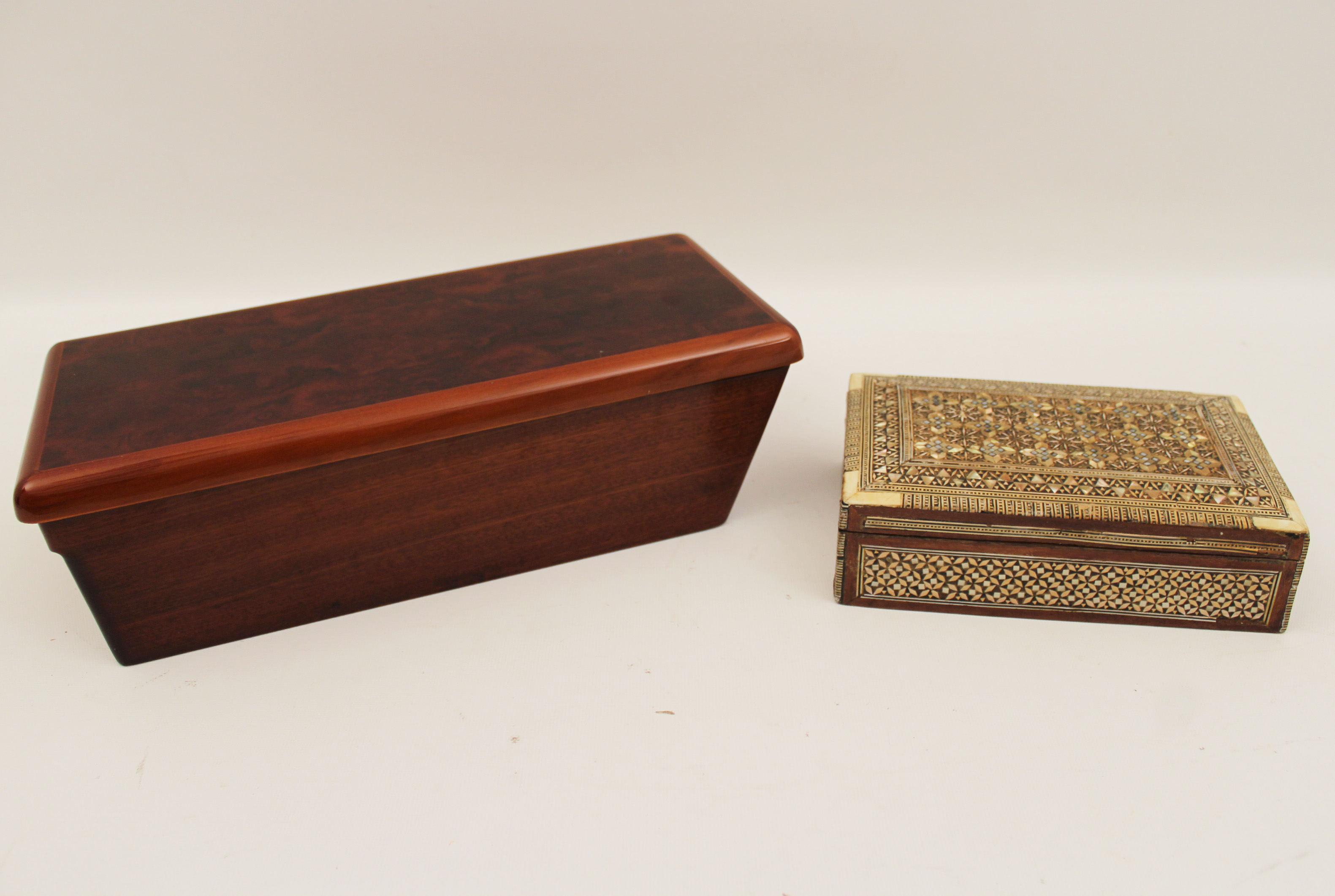 2 MISC WOODEN BOXES TWO MISC  35fc50