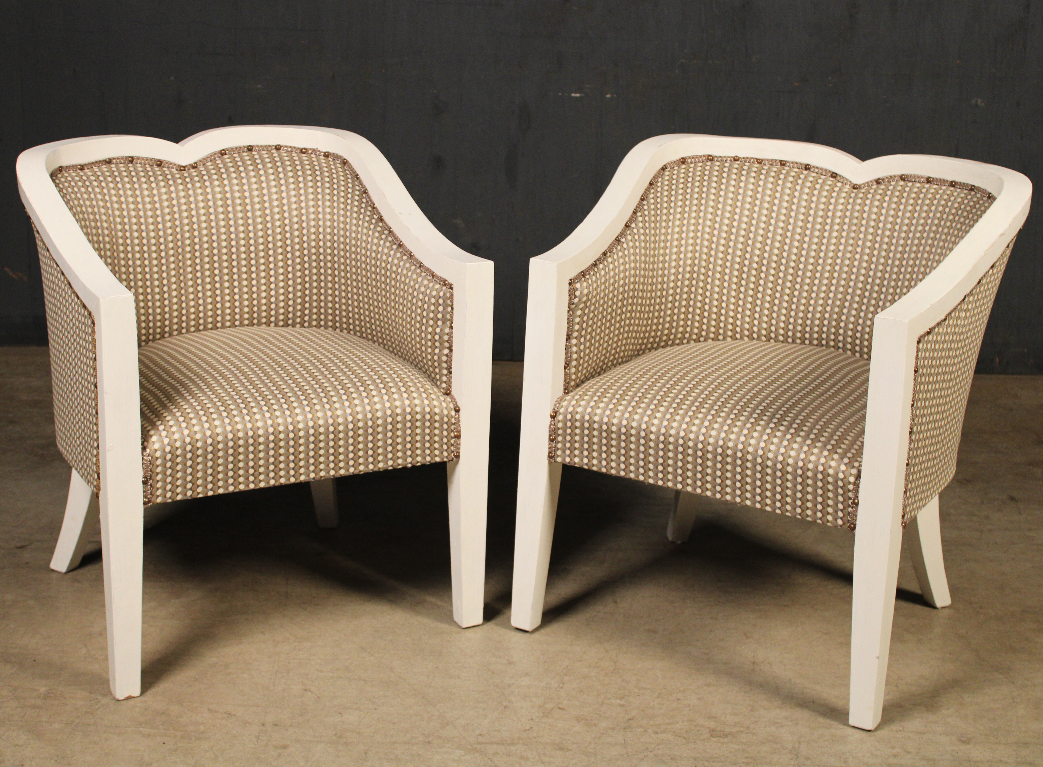 PAIR OF CONTEMPORARY BERGERES PAIR OF