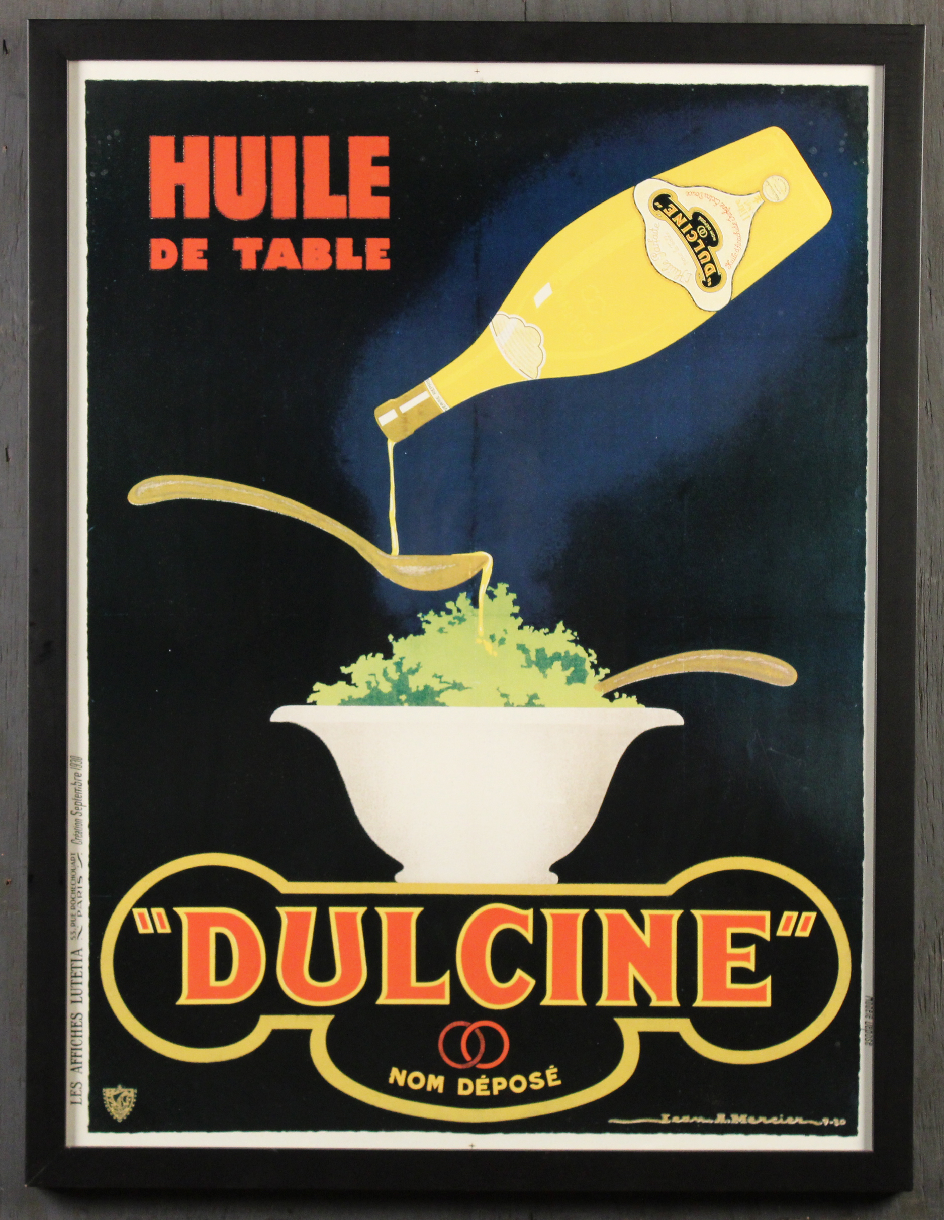 FRENCH ADVERTISING POSTER FOR DULCINE 35fc8f
