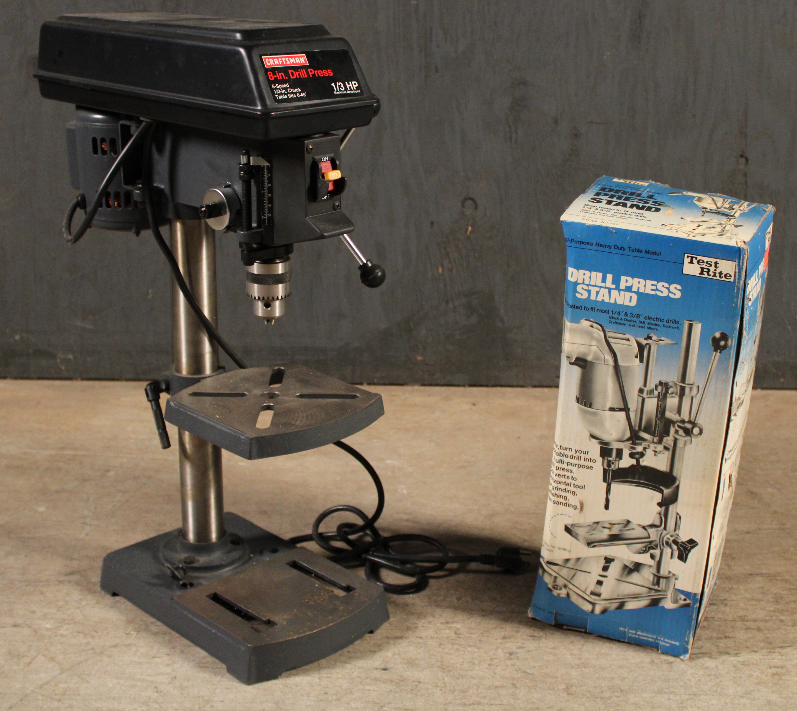 CRAFTSMAN 8 INCH DRILL PRESS CRAFTSMAN 35fcd8