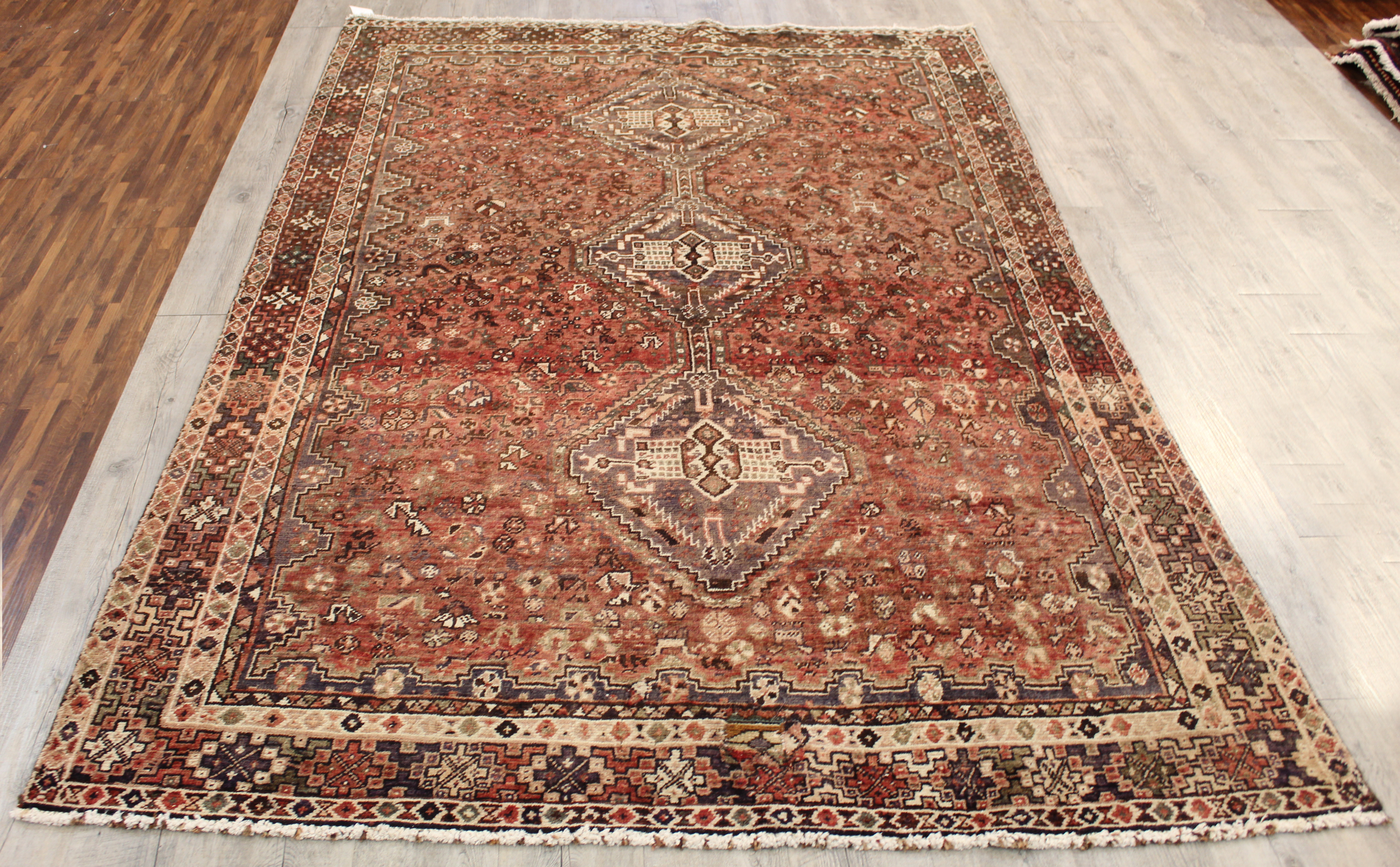 ORIENTAL RUG 7 6 X 5 1 SHIRAZ 35fcfe