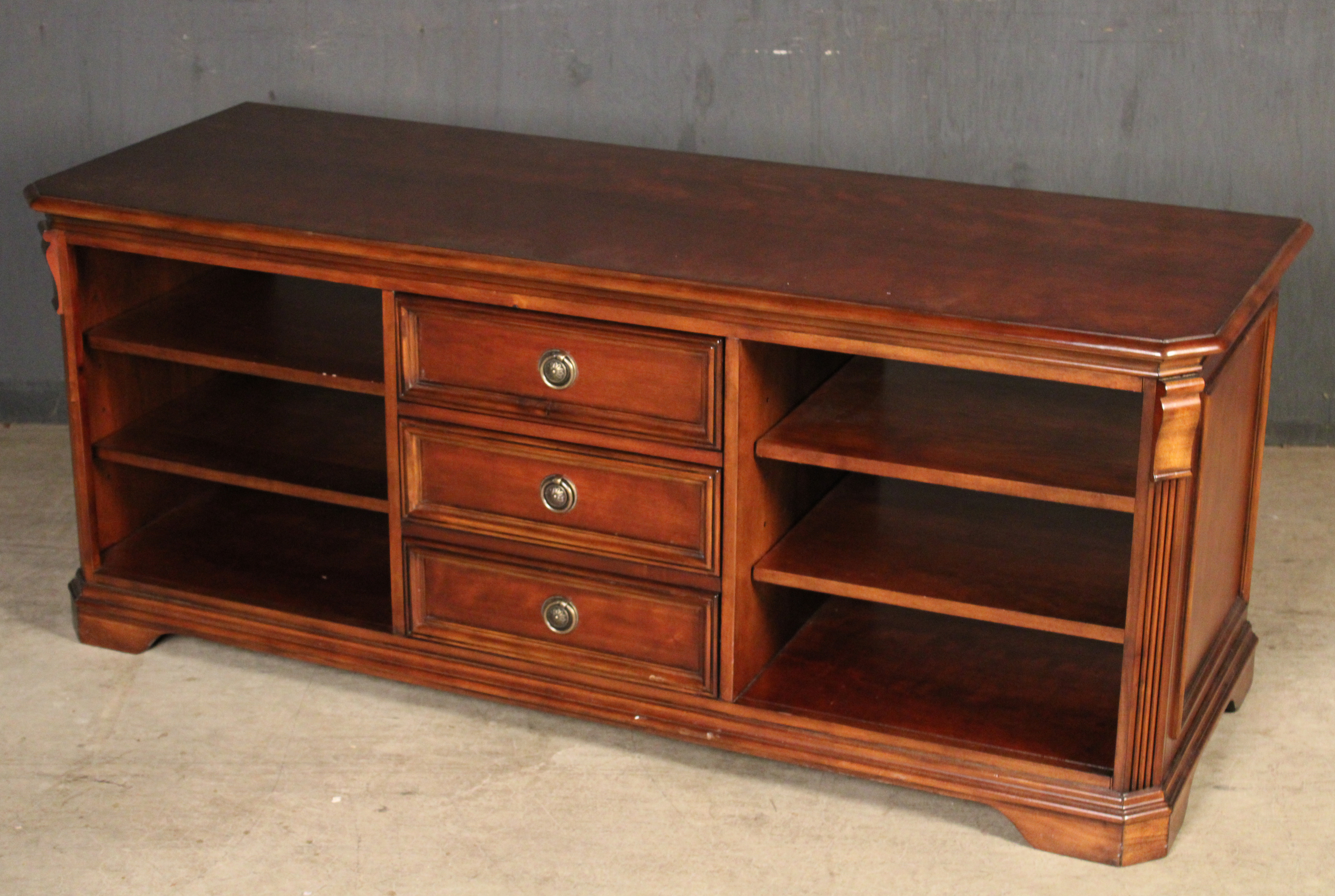 LOW CONSOLE BY HOOKER 3 DRAWER