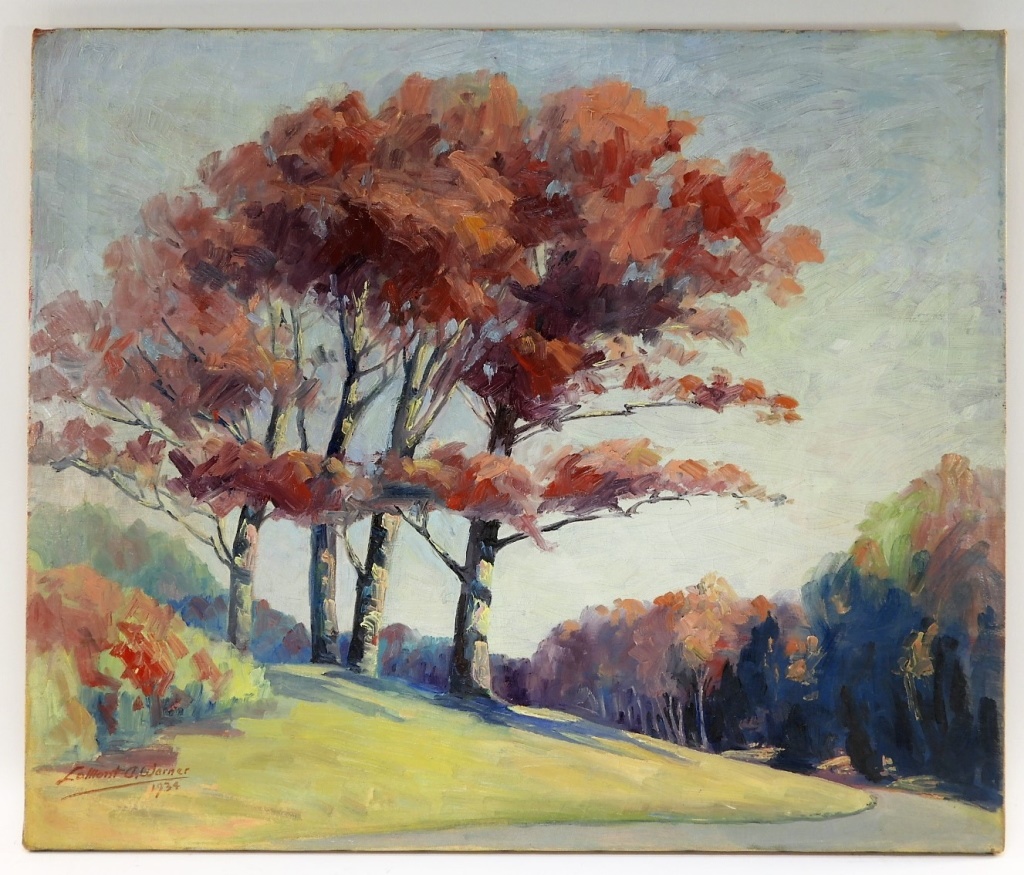 LAMONT ADELBERT WARNER FALL LANDSCAPE