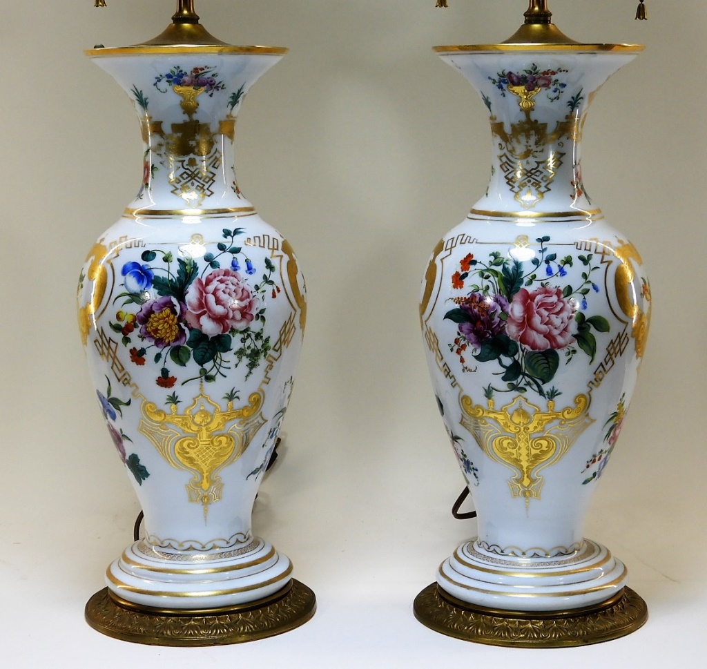 PR FRENCH PARIS PORCELAIN FLORAL DECORATED