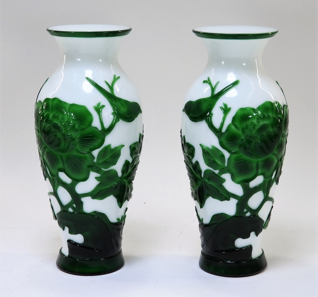 FINE PR CHINESE PEKING GLASS OPPOSING 35fd92