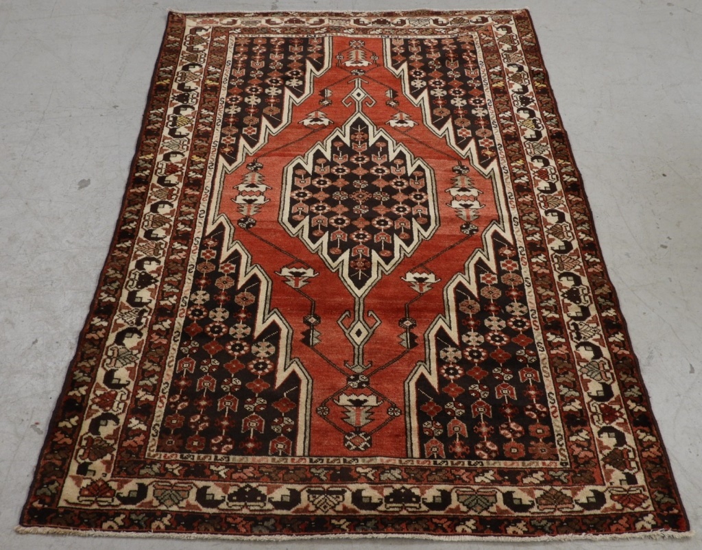 PERSIAN MAZLAGAN WOOL CARPET RUG