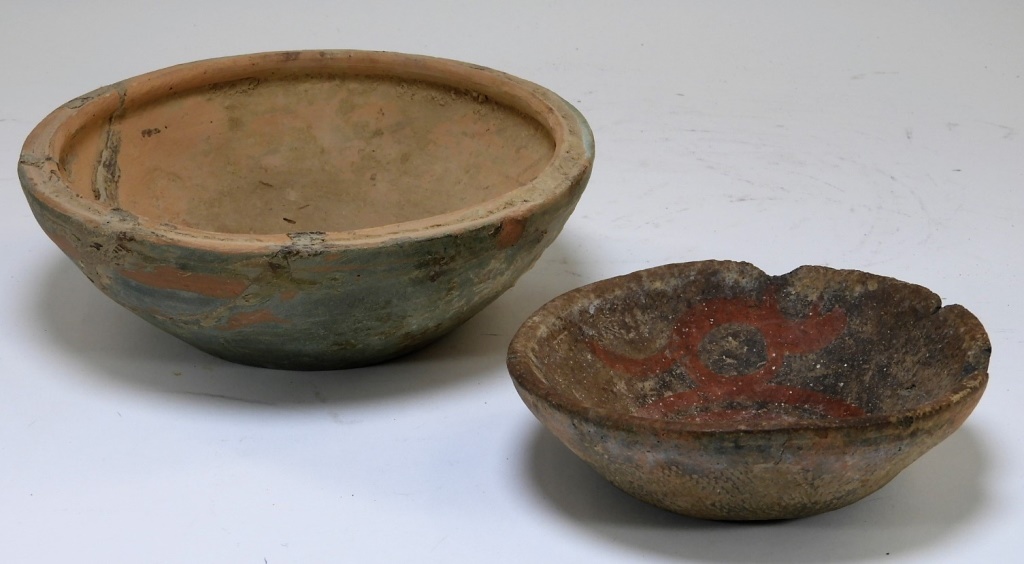 2PC CHINESE HAN DYNASTY EARTHENWARE