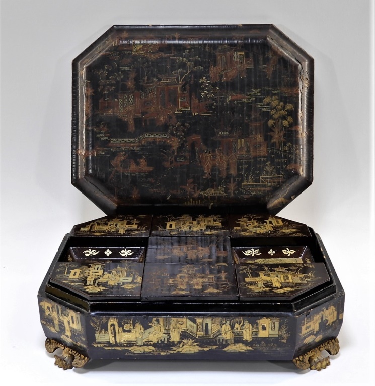 19C CHINESE EXPORT GILT LACQUER 35fea7