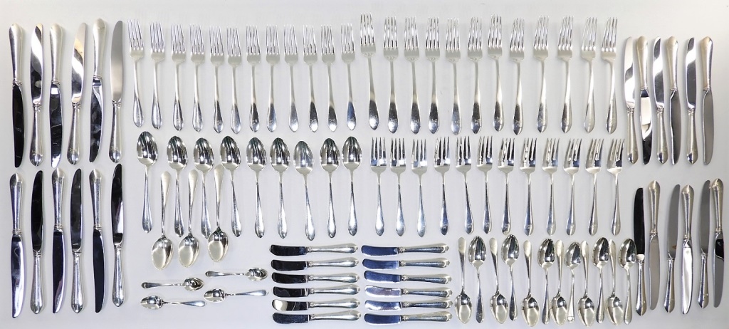 GORHAM STERLING SILVER 100PC FLATWARE 35feaa
