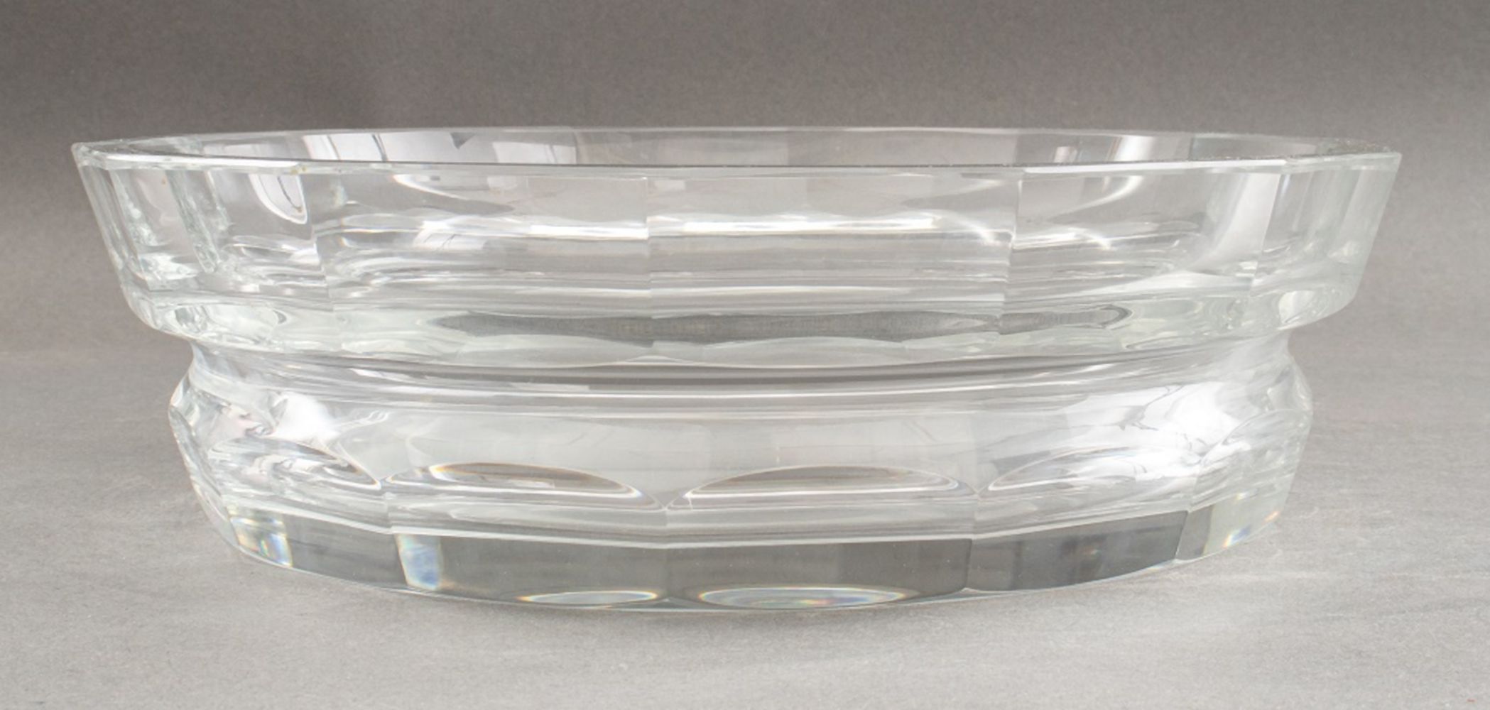 BACCARAT GLASS CRYSTAL SERVING BOWL