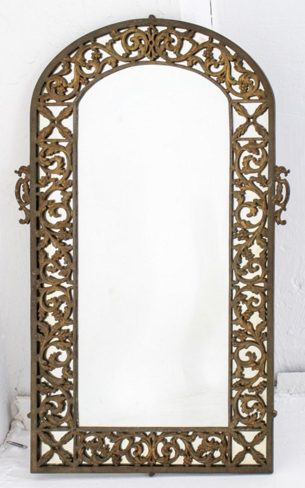 GILT BRASS MIRROR EARLY 20TH CENTURY 35ff2a