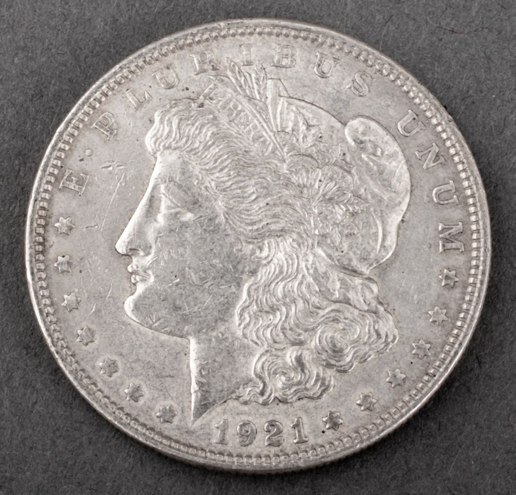 U S 1921 MORGAN SILVER DOLLAR 35ff6a