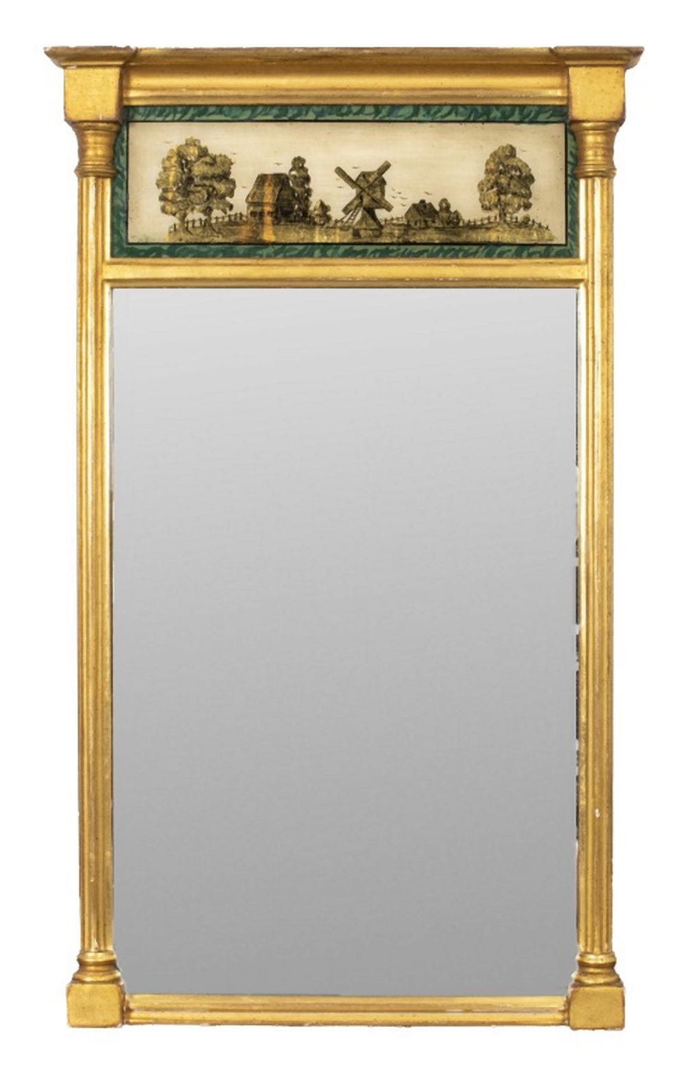 FEDERAL STYLE GILTWOOD MIRROR Federal