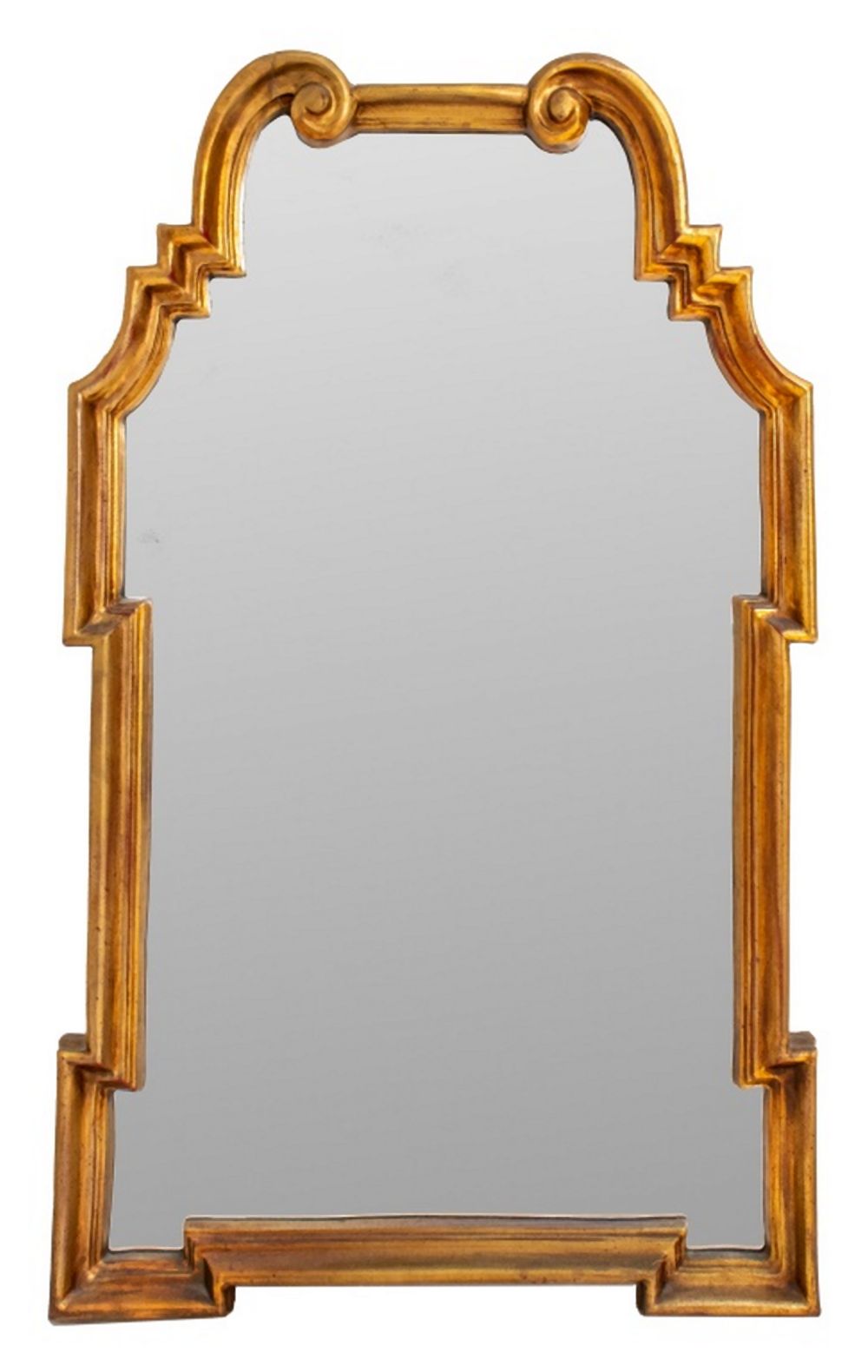 BAROQUE STYLE GILTWOOD FRAMED MIRROR