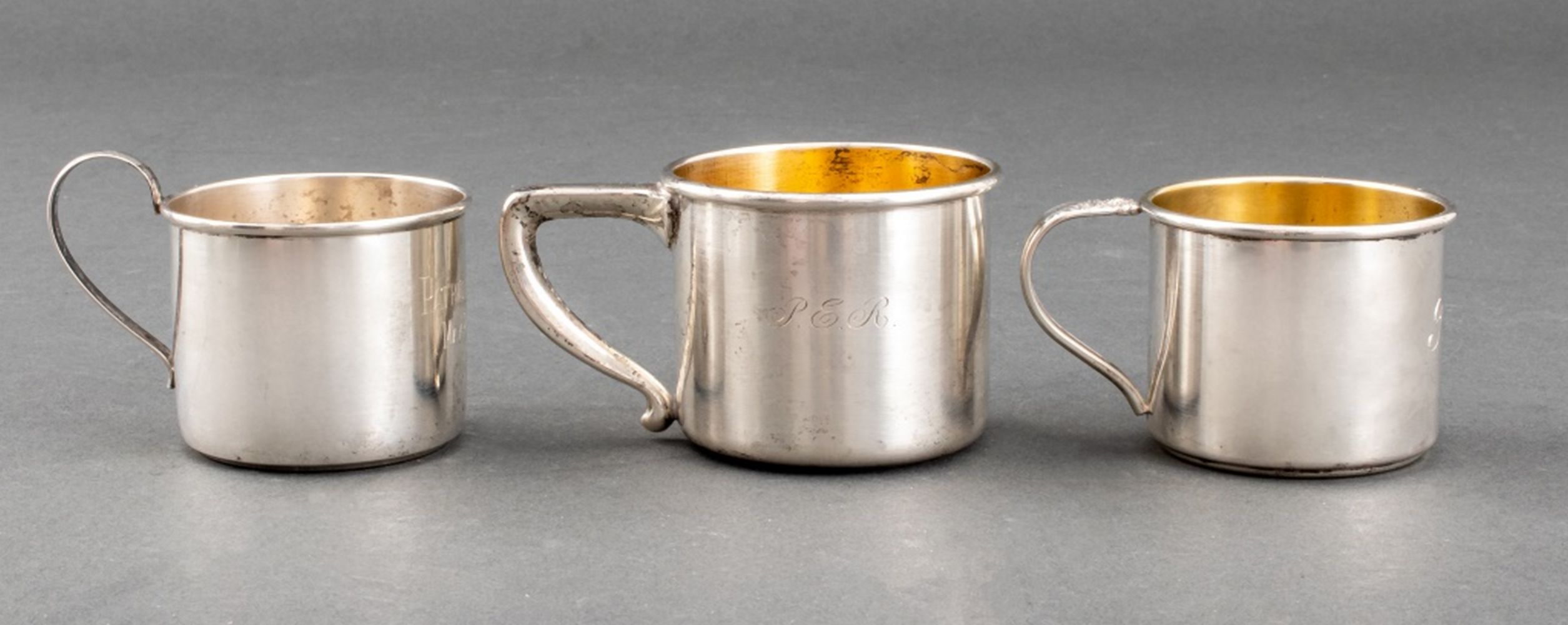 AMERICAN STERLING SILVER BABY CUPS  360028