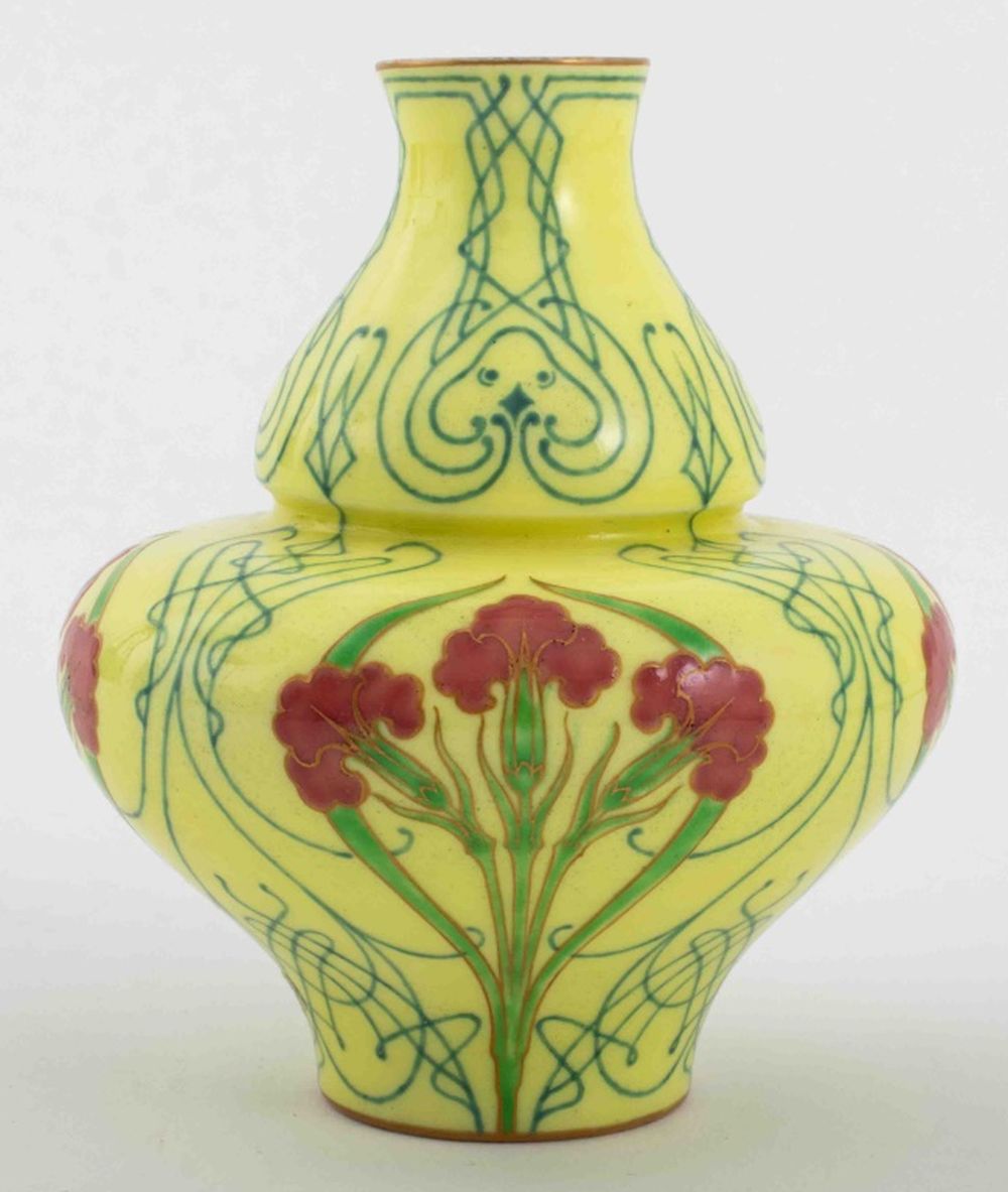 SEVRES ART NOUVEAU PORCELAIN VASE, 1897