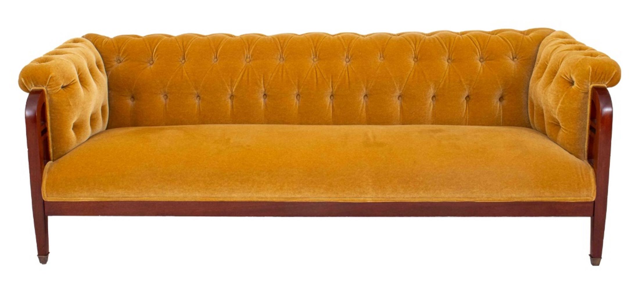 SWEDISH ART NOUVEAU MAHOGANY SOFA 360084