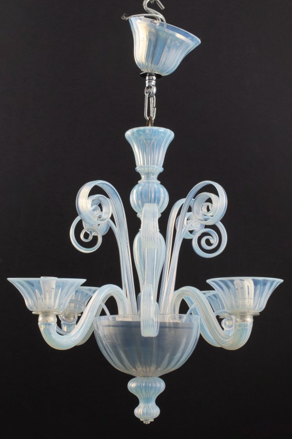 VENETIAN MURANO ART GLASS CHANDELIER 3600f6