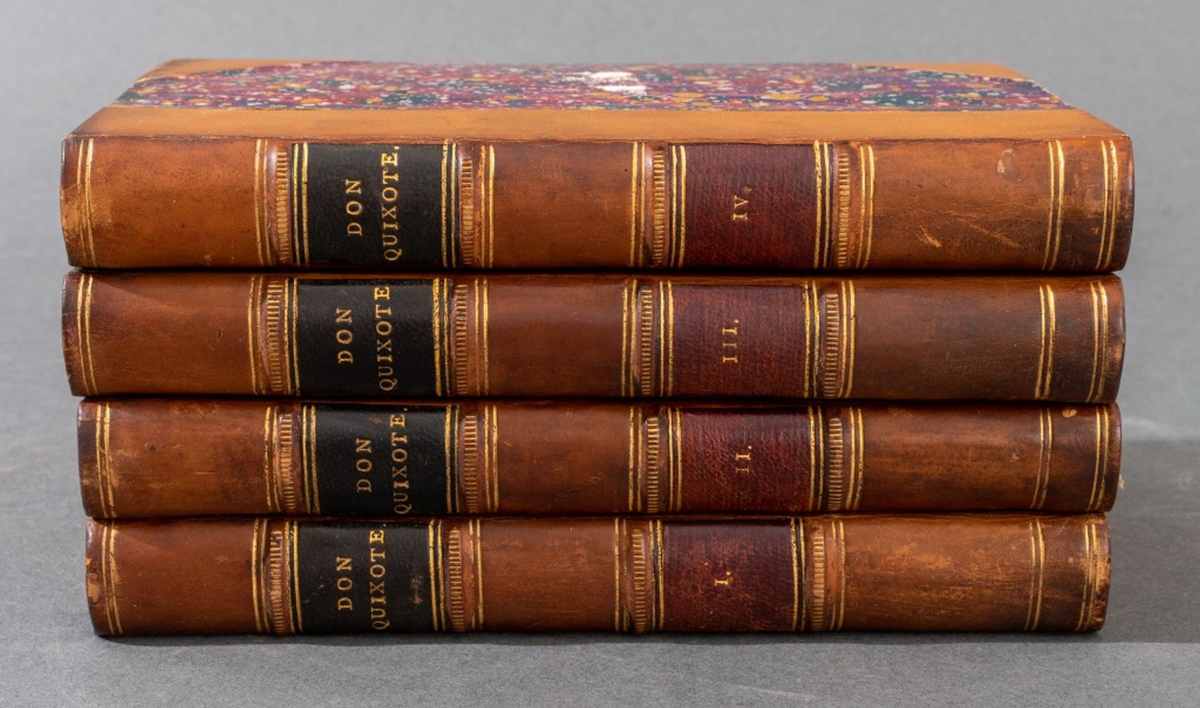 DON QUIXOTE IN 4 VOLUMES, DUBLIN,