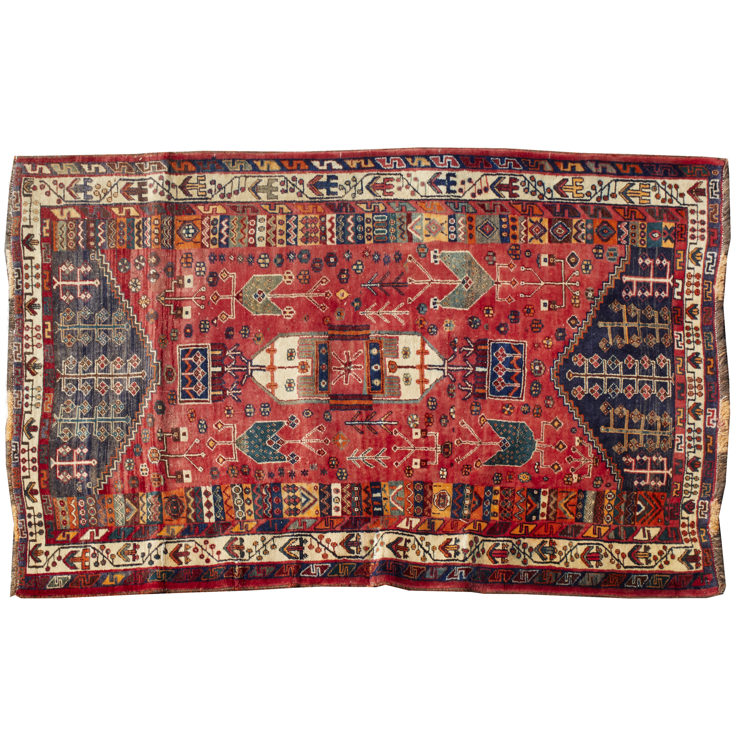 VINTAGE KURDISH STYLE CARPET 20th 3601a6