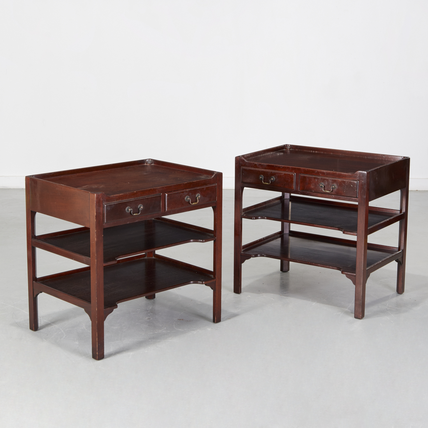 PAIR BEACON HILL COLLECTION MAHOGANY 3601a0