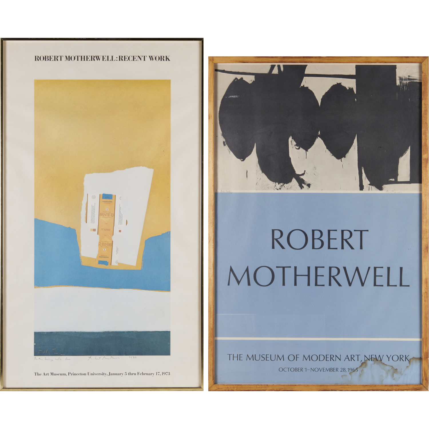 ROBERT MOTHERWELL, (2) EXHIBITION