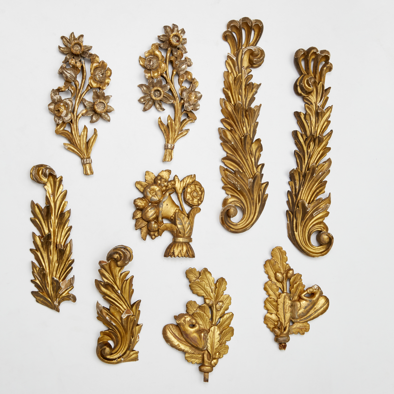 COLLECTION ANTIQUE GILTWOOD APPLIQUES 3601e7