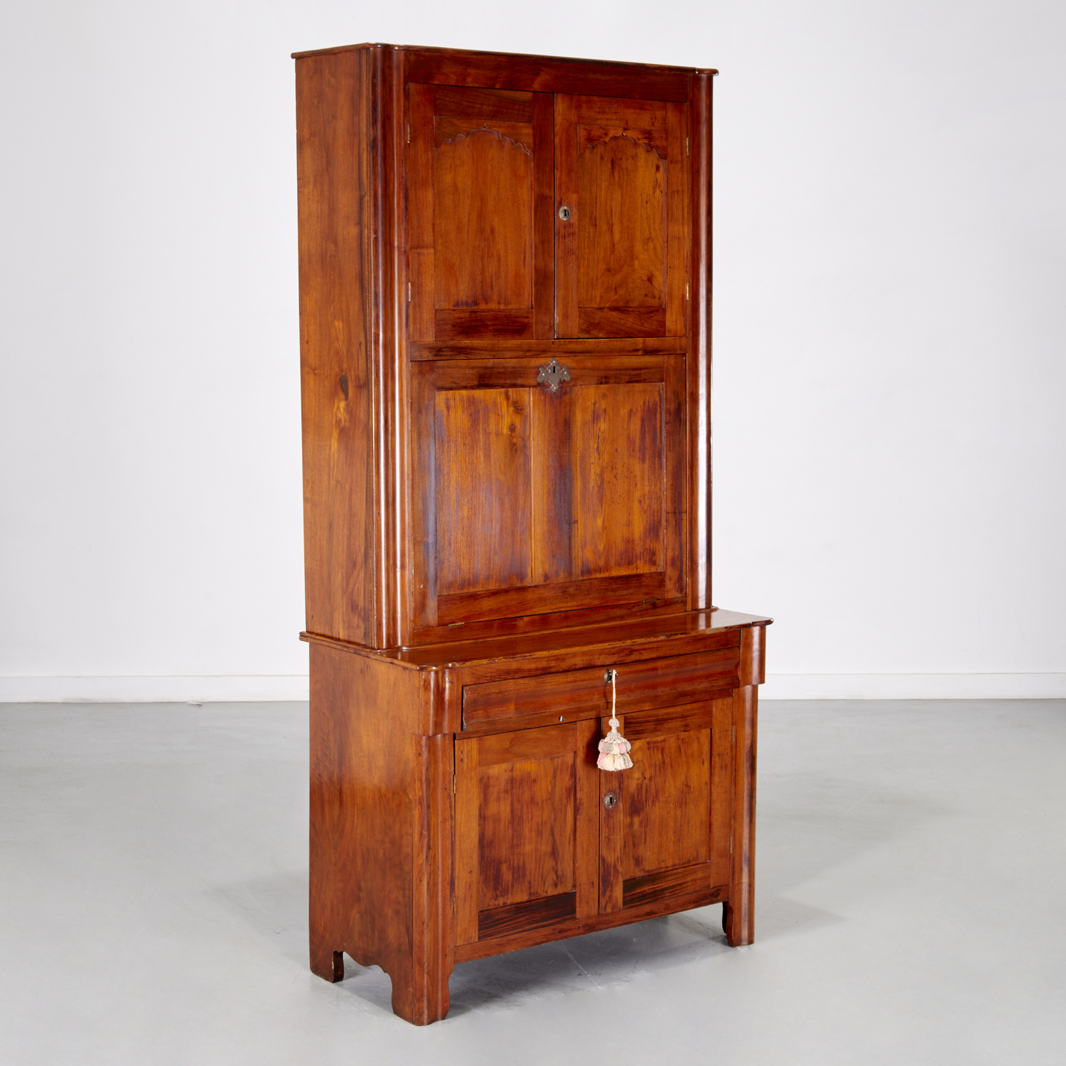 ANTIQUE AMERICAN SECRETARY CABINET 360218