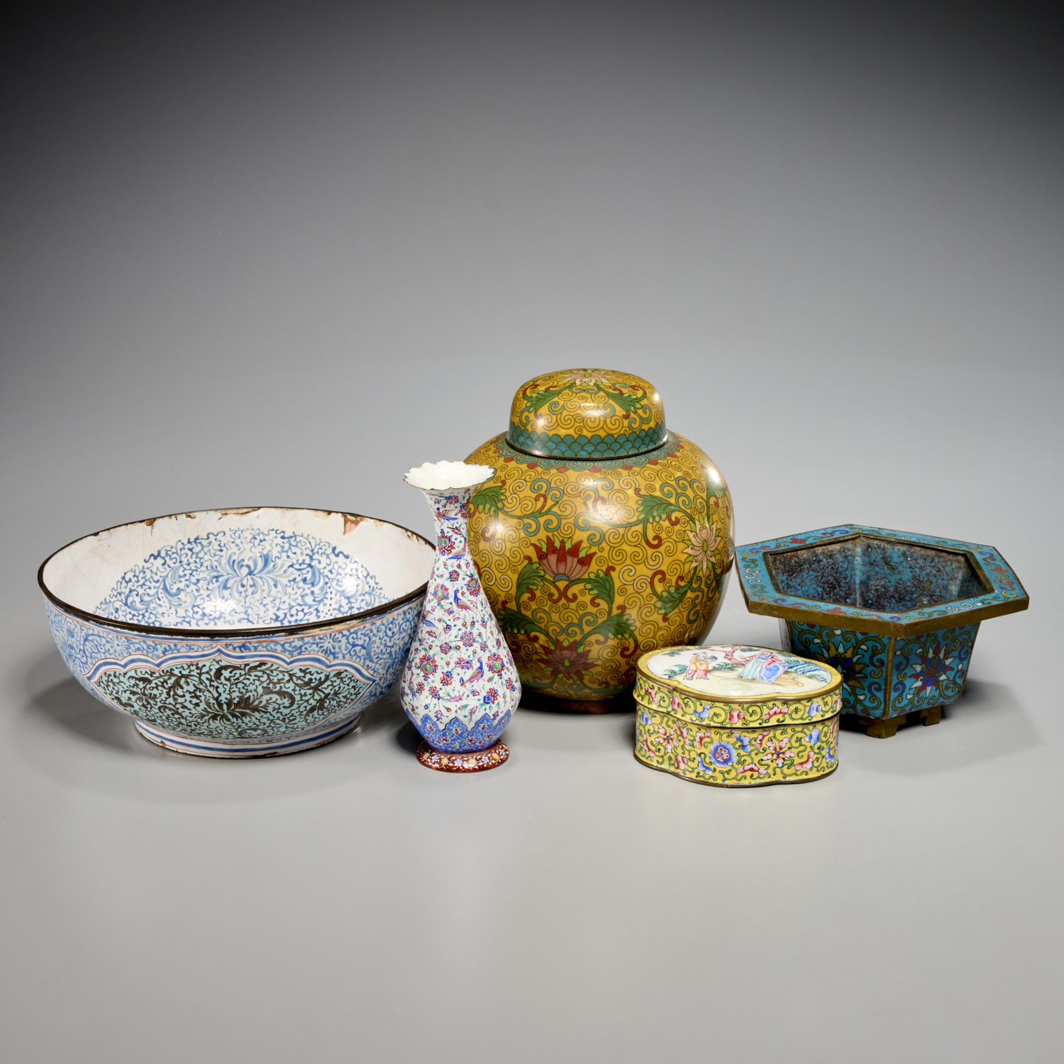 GROUP ANTIQUE CHINESE & PERSIAN