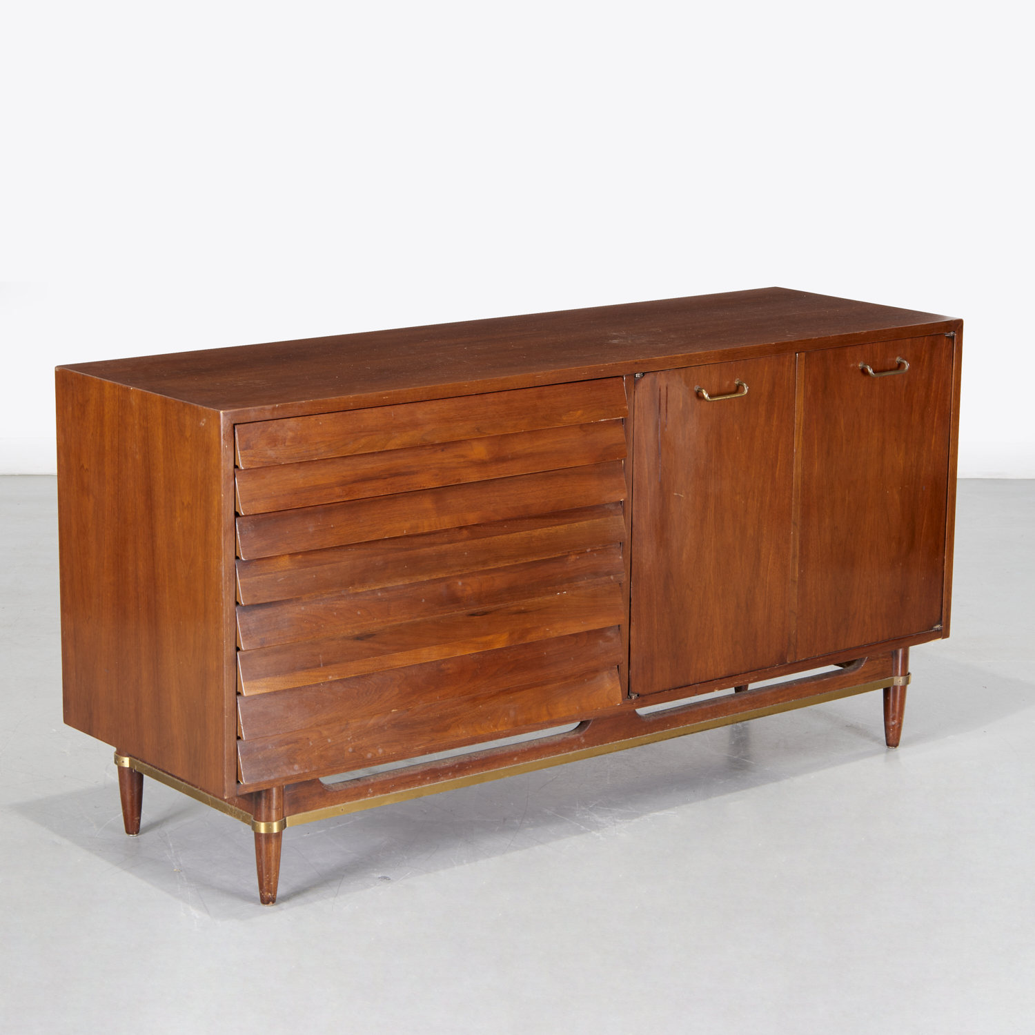 AMERICAN OF MARTINSVILLE WALNUT SIDEBOARD