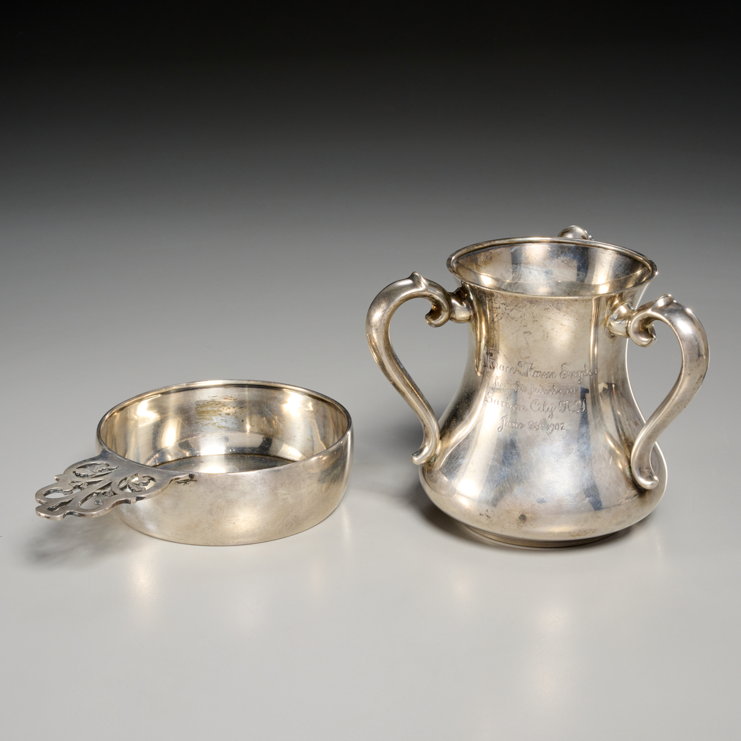 TIFFANY & CO. STERLING LOVING CUP