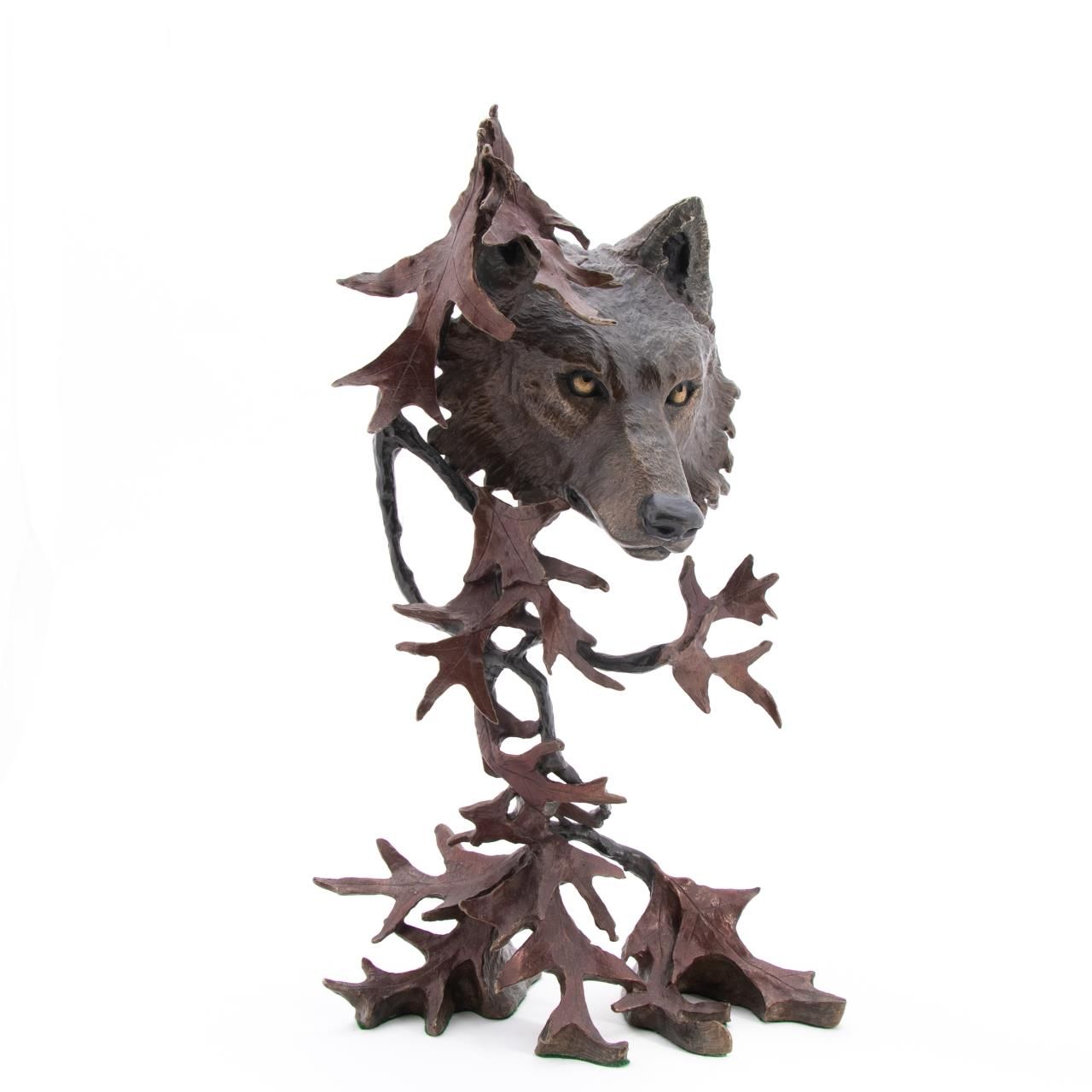 MARK HOPKINS, NORTH WOODS, WOLF BRONZE,