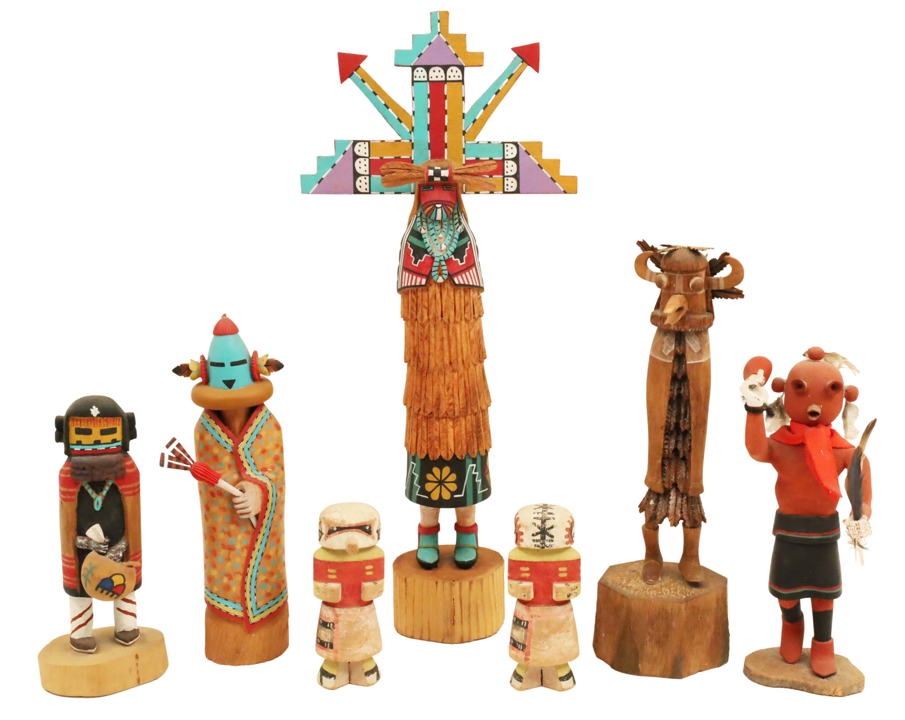 COLLECTION OF NATIVE AMERICAN KACHINA 35de09