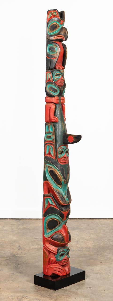 NORTHWEST COAST POLYCHROME WOOD