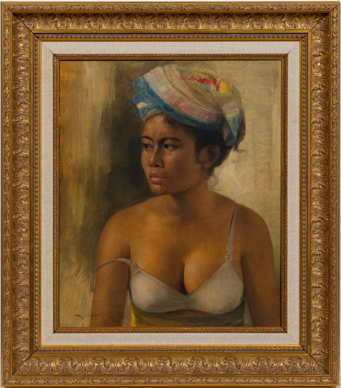 DULLAH, BALI PORTRAIT, 1976 OIL