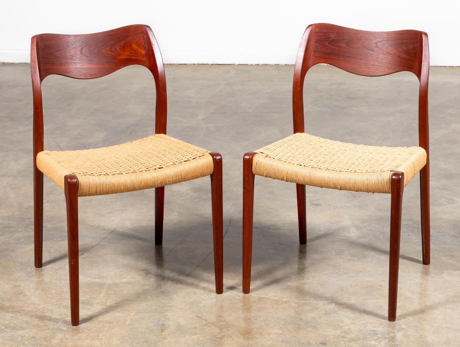 PAIR J L MOLLER MID CENTURY MODERN 35df22