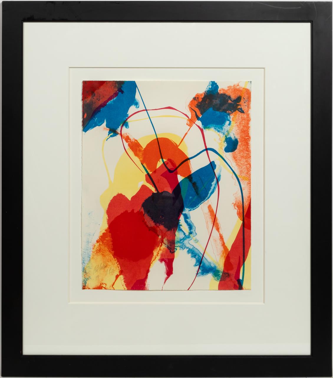 PAUL JENKINS, ABSTRACT LITHOGRAPH,