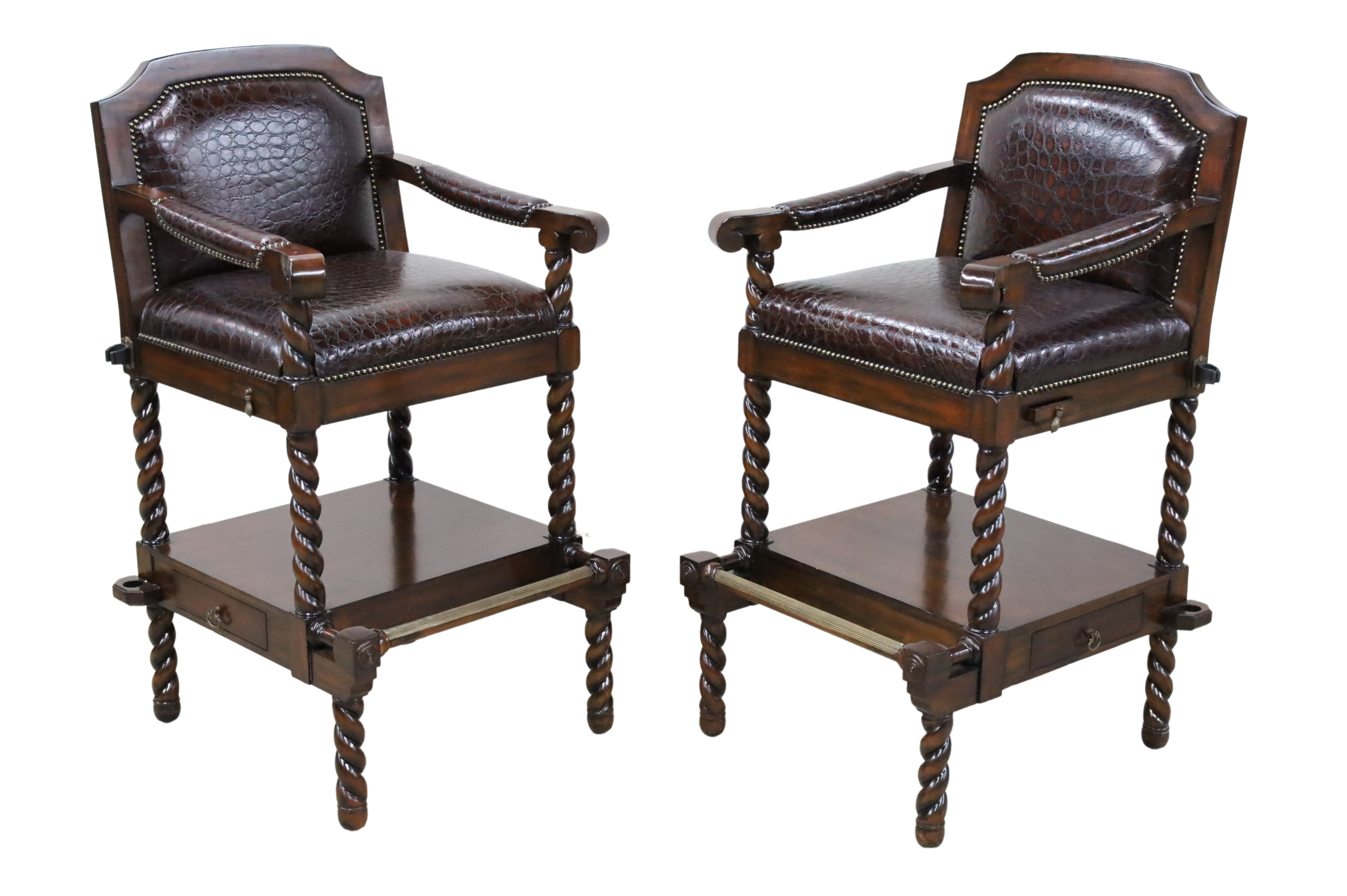 PR OF MAITLAND SMITH BILLIARD CHAIRS 35df7d