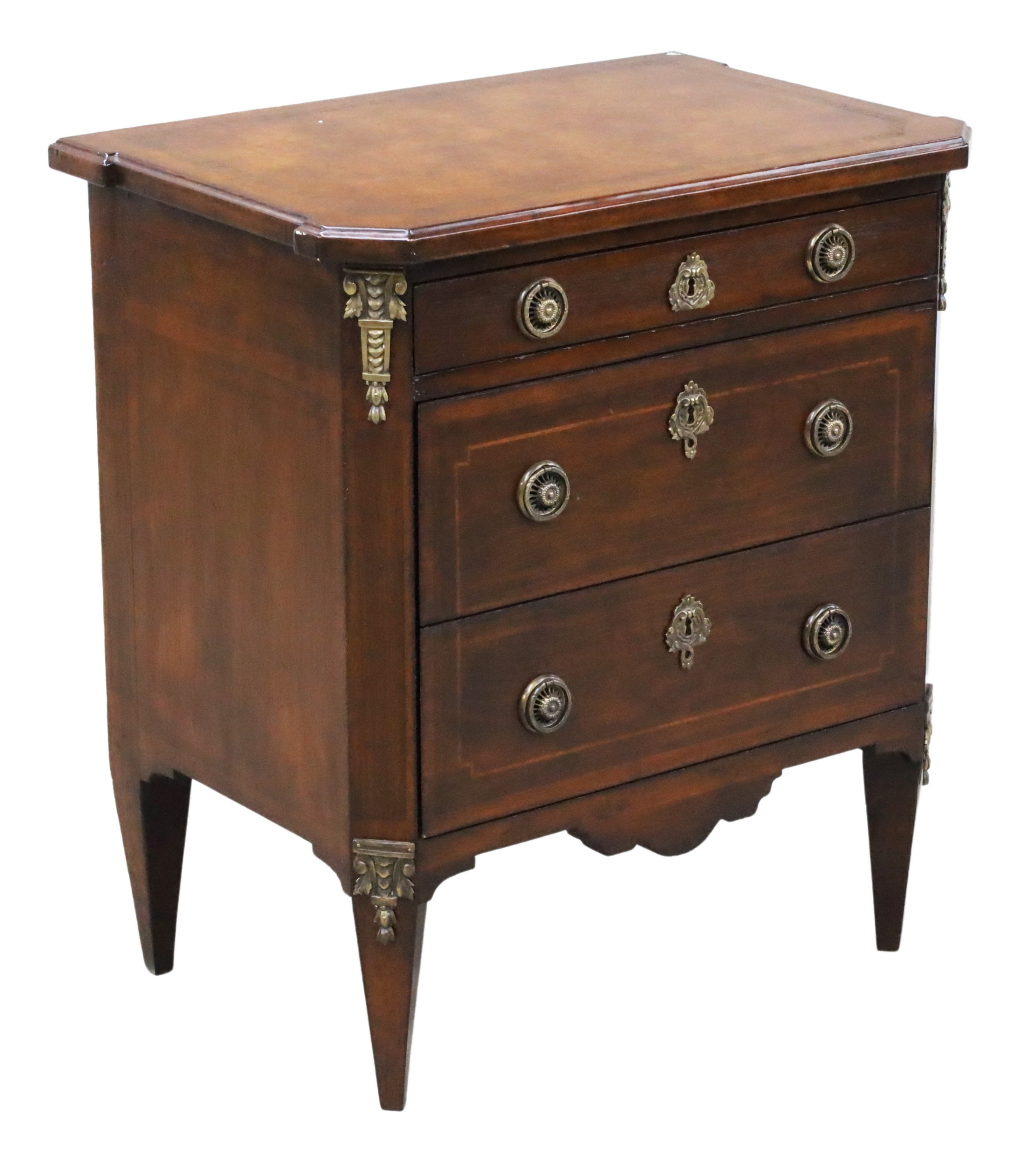 FRENCH STYLE 3 DRAWER COMMODE Decorative 35dfa5