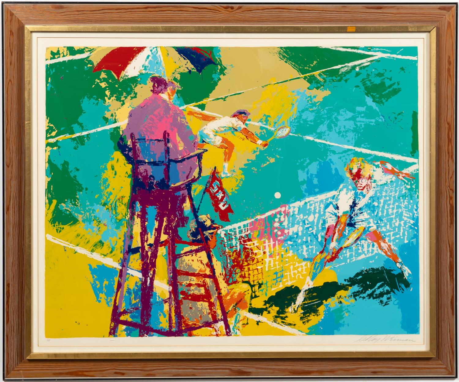 LEROY NEIMAN TENNIS SERIGRAPH 35dfc9