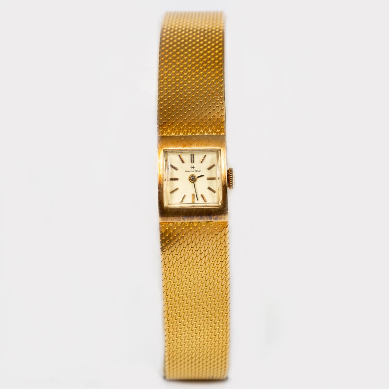 18K YELLOW GOLD HAMILTON LADIES 35e003