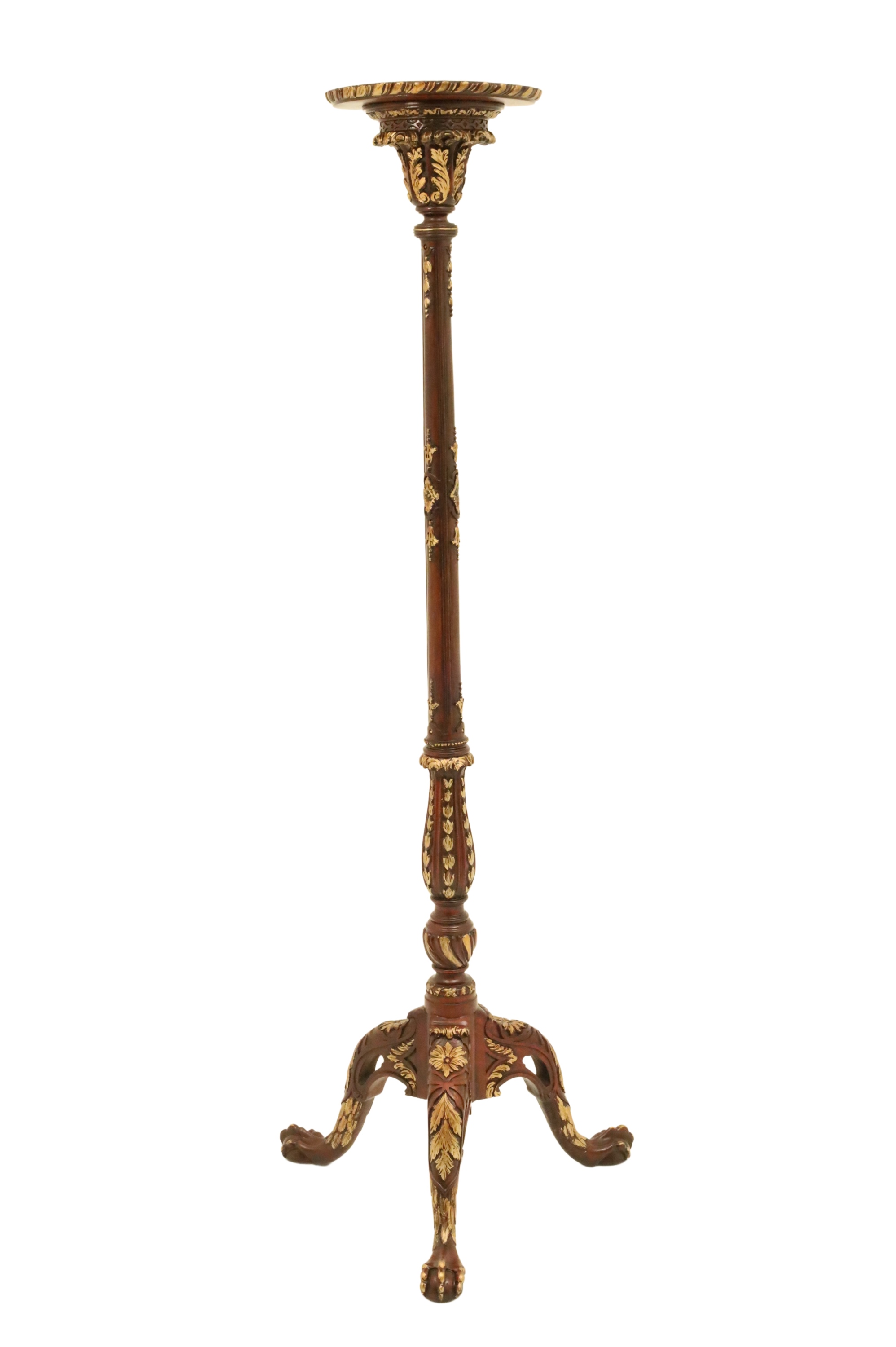 CHIPPENDALE STYLE TORCHIERE Decorative 35e01b