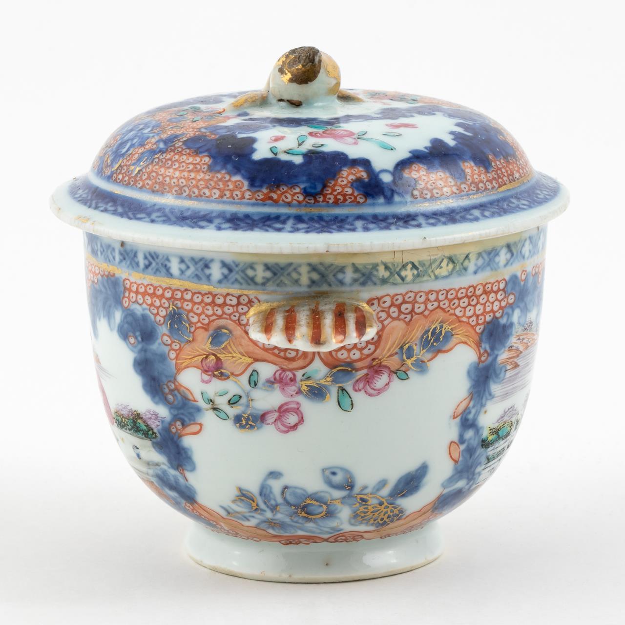 CHINESE EXPORT LIDDED PORCELAIN 35e055