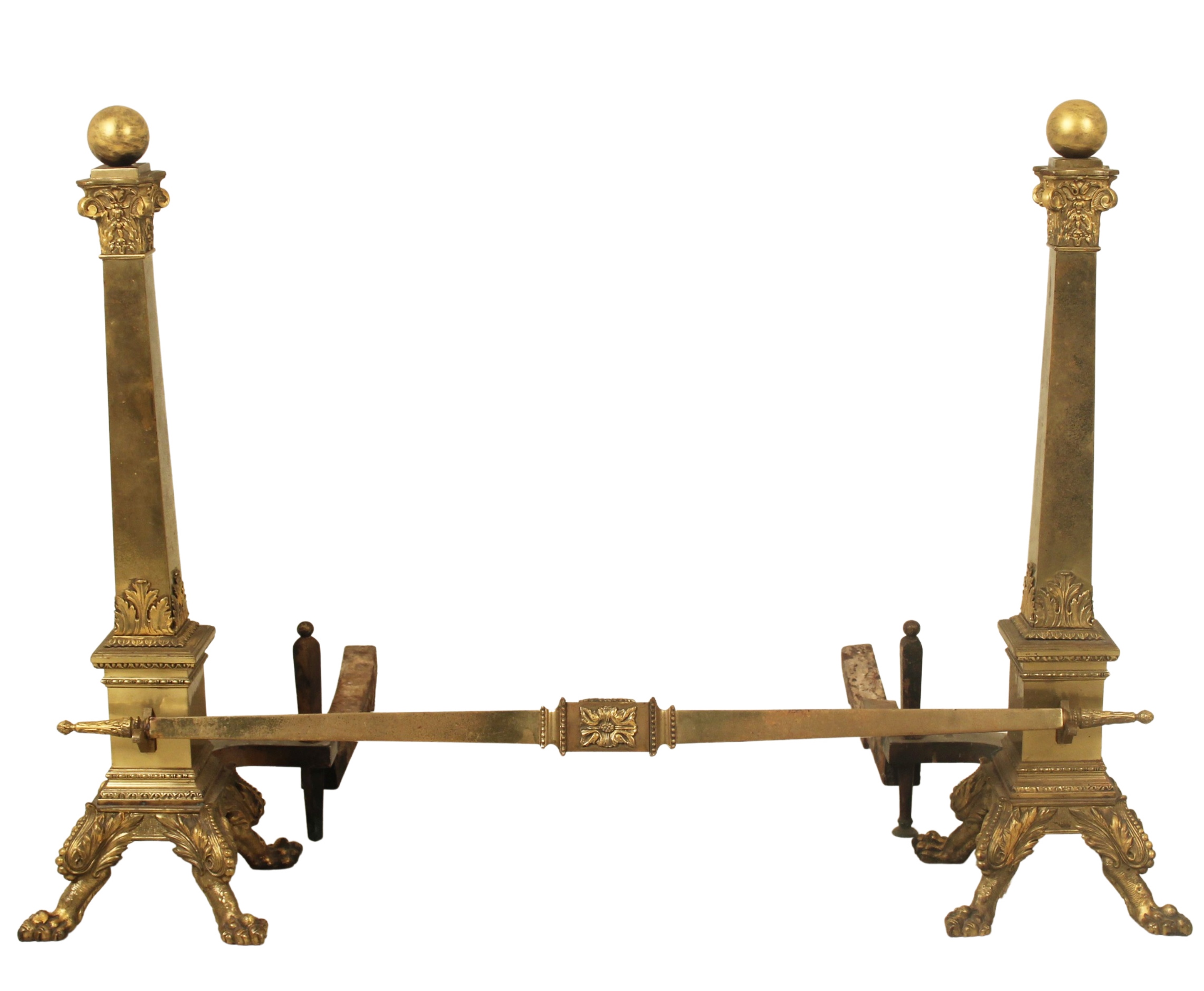 AMERICAN RENAISSANCE REVIVAL ANDIRON