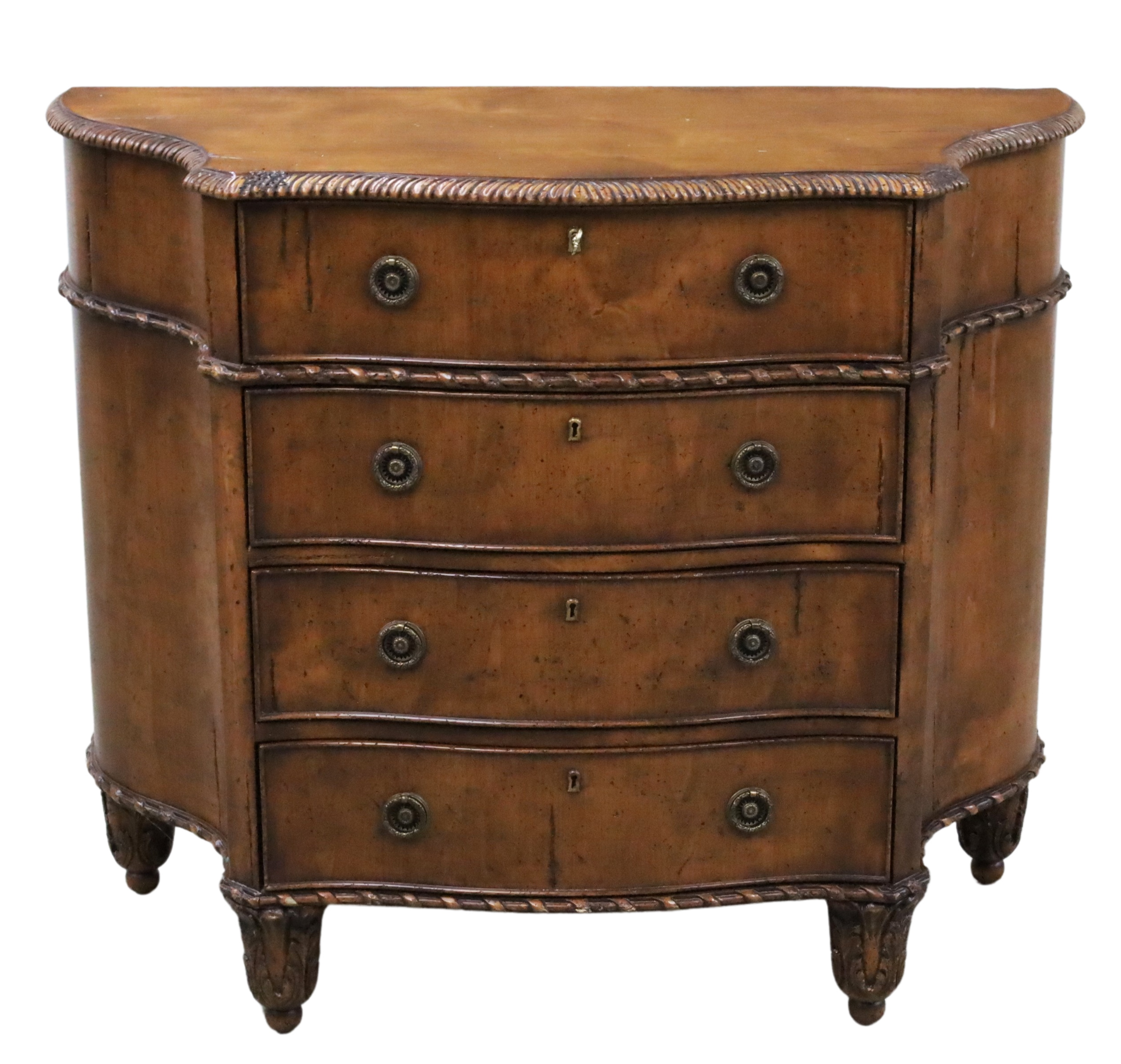 DECORATIVE SERPENTINE FORMED CHEST 35e0e6