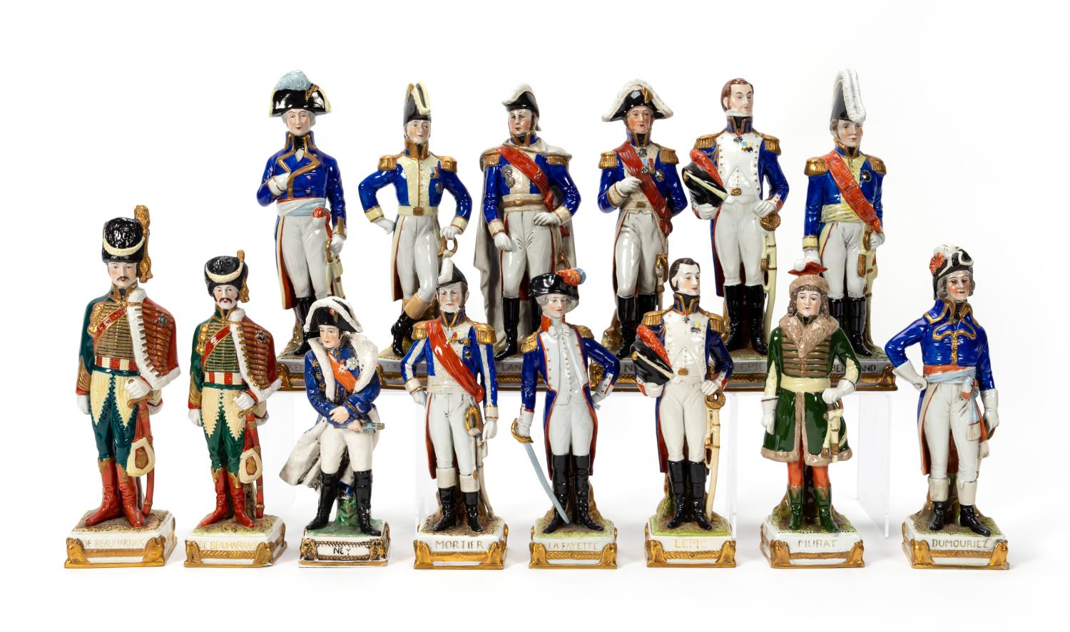 14 NAPOLEONIC WAR PORCELIAN SOLDIER 35e0f8