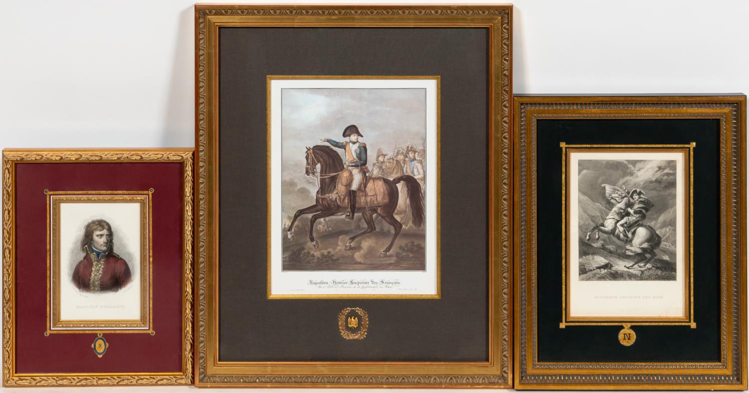 THREE CONTINENTAL NAPOLEONIC PRINTS  35e0fa