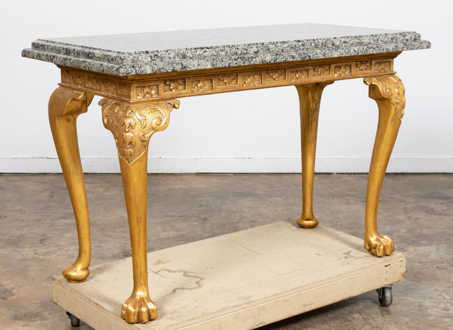 GEORGE II STYLE GRANITE TOP GILT 35e16c