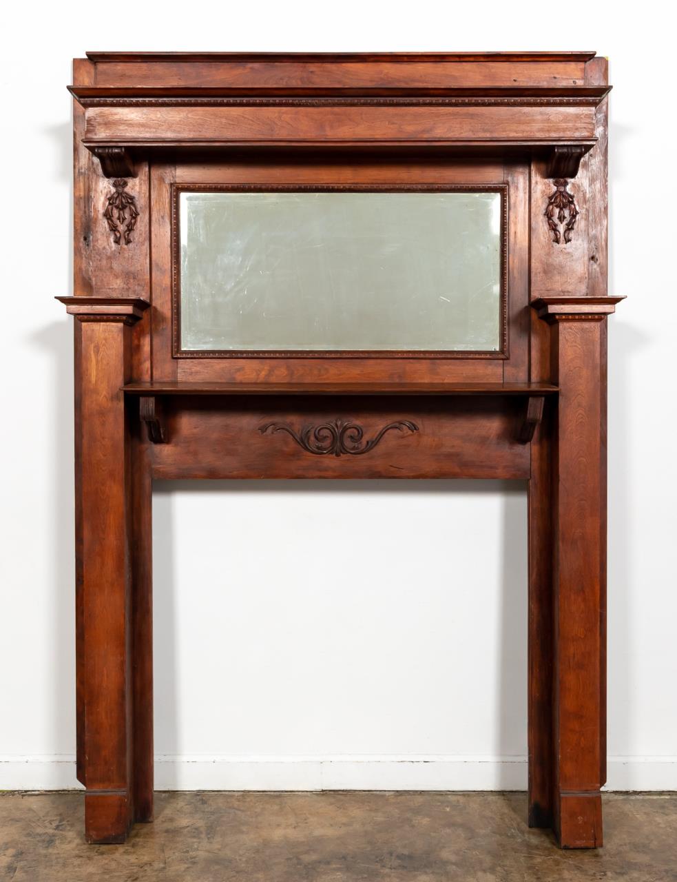 COLONIAL REVIVAL MIRRORBACK FIREPLACE 35e166