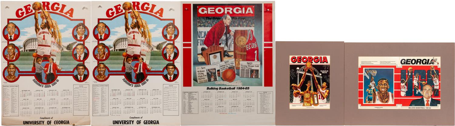 UNIVERSITY OF GEORGIA BASKETBALL EPHEMERA